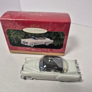 NEW 1999 Hallmark Keepsake 1949 Cadillac Coupe DeVille Die Cast Ornament w Box
